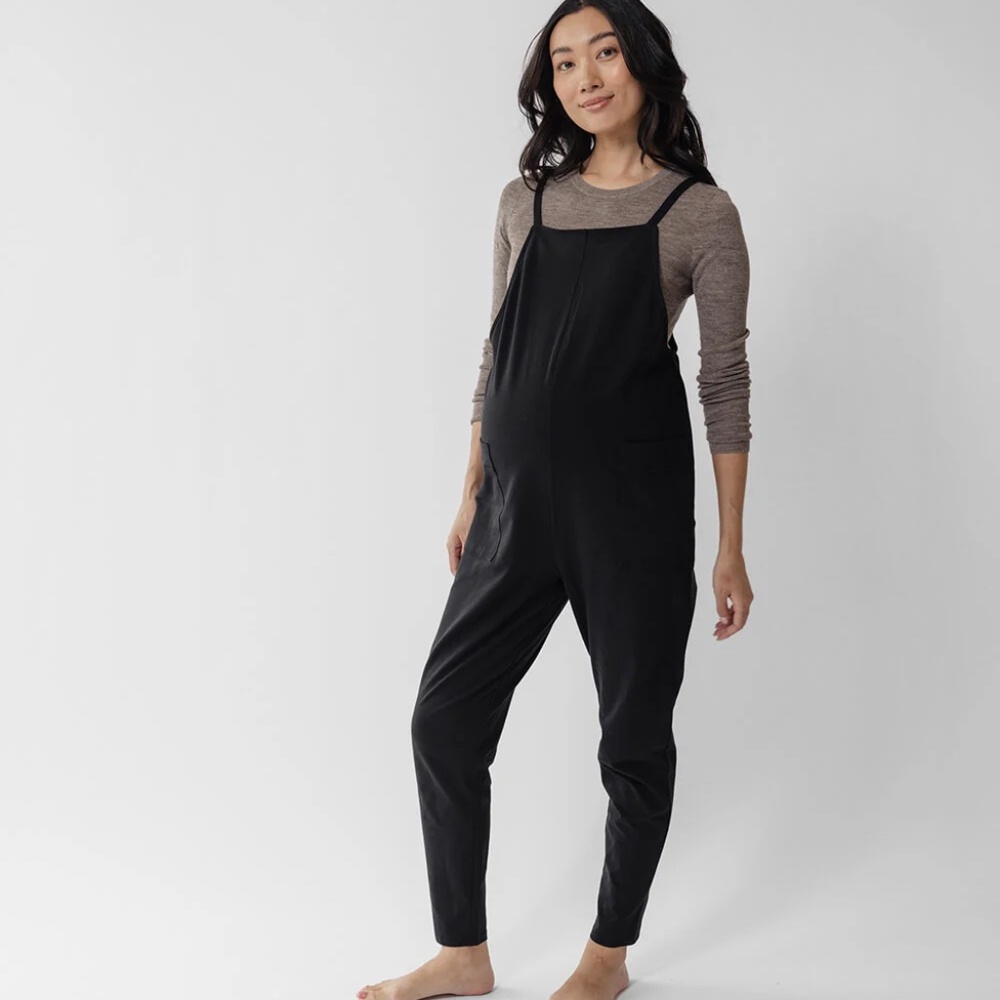 Storq Maternity Overalls/Jumpsuit Black Size 2 (regular size 4/6)